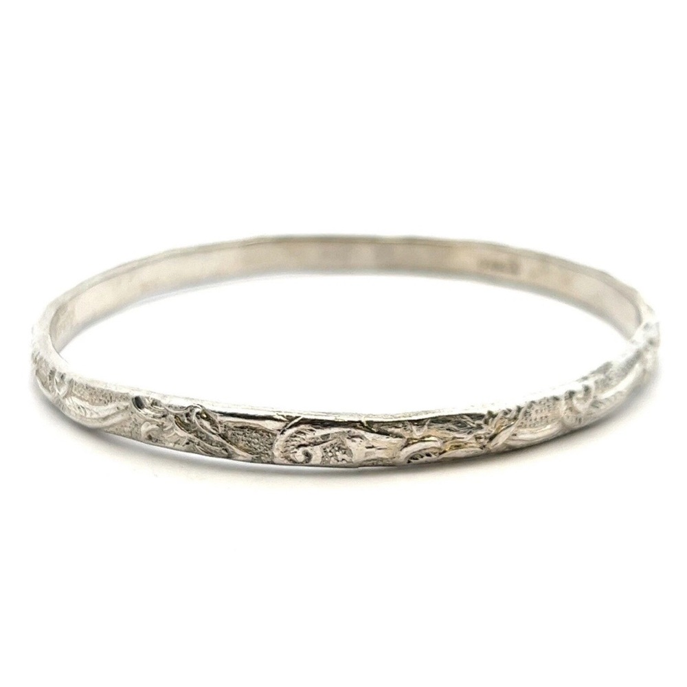 Vintage Taxco Sterling Silver Intricate Silver Bracelet - Picture 4 of 8